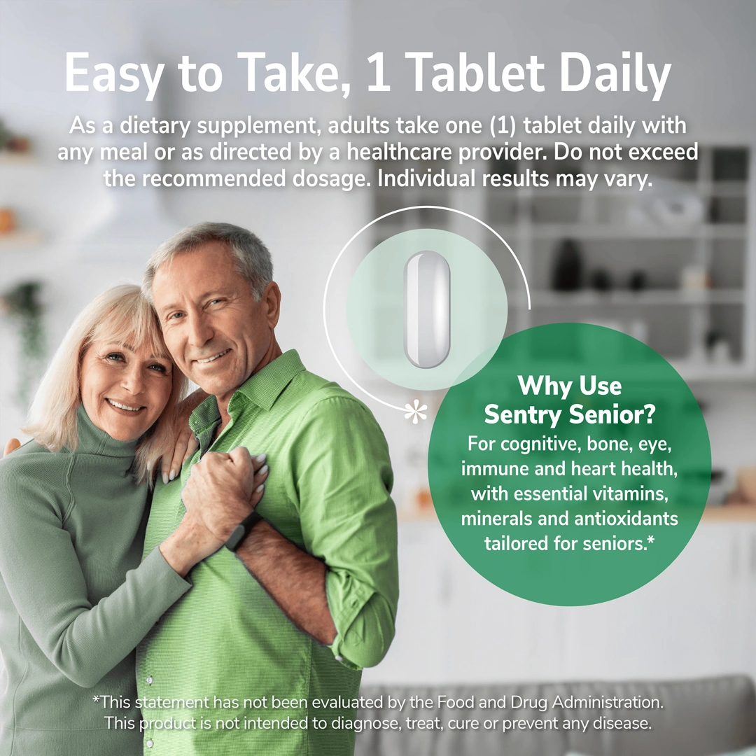 21st Century, Sentry Senior, Multivitamin & Multimineral Supplement, Adults 50+, 265 Tablets