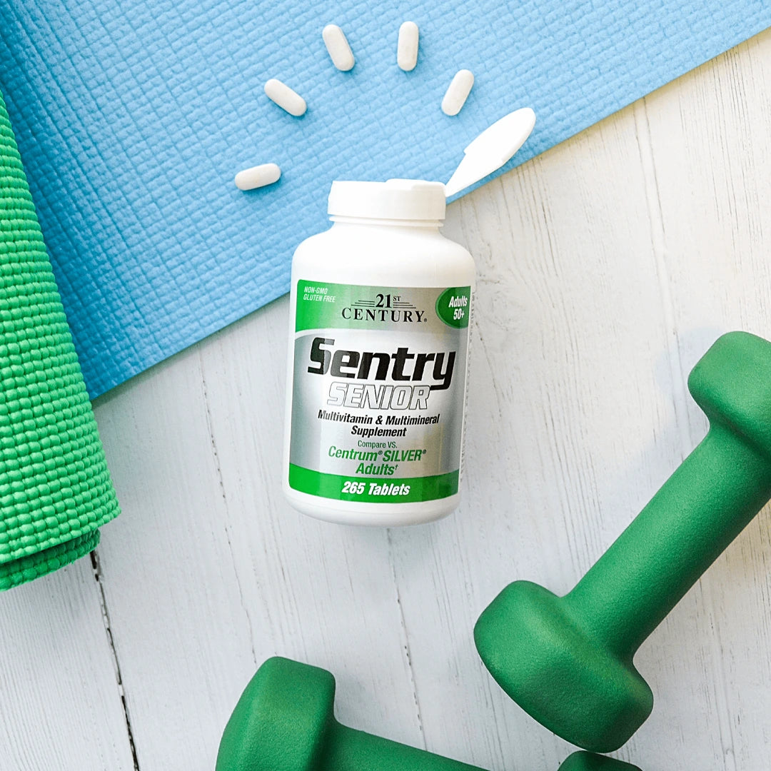 21st Century, Sentry Senior, Multivitamin & Multimineral Supplement, Adults 50+, 265 Tablets