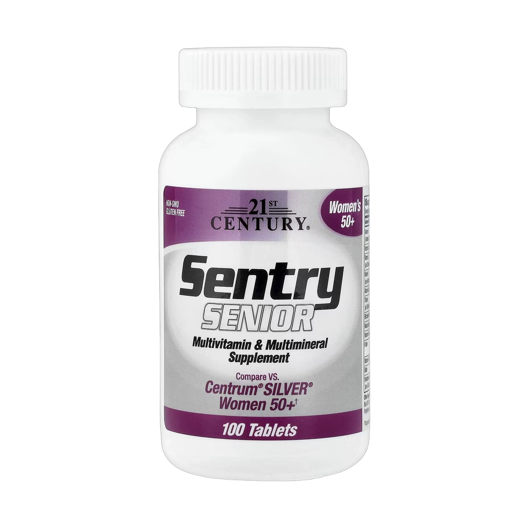 21st Century, Sentry Senior, Women's 50+, Multivitamin & Multimineral Supplement, 100 Tablets