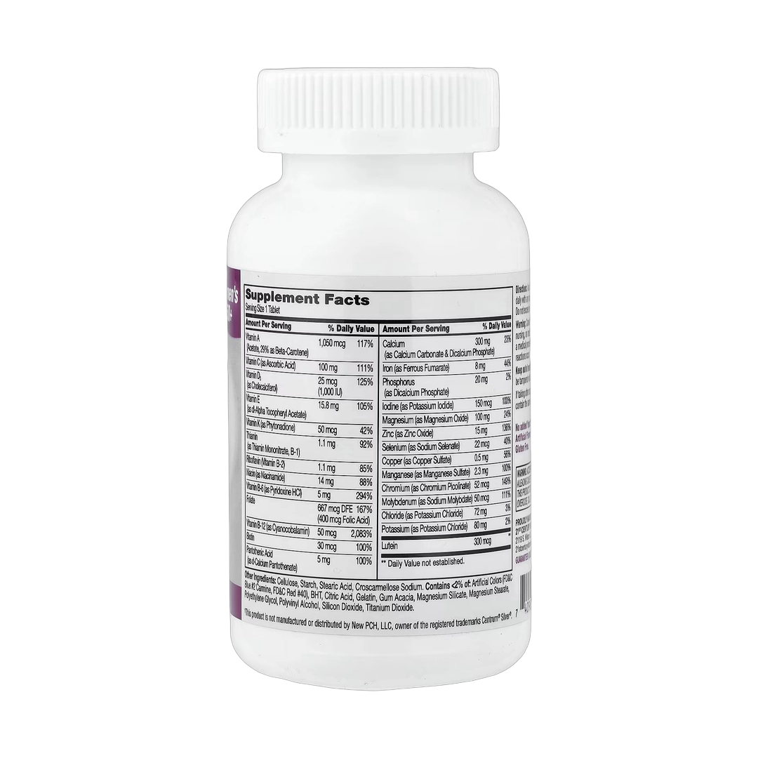 21st Century, Sentry Senior, Women's 50+, Multivitamin & Multimineral Supplement, 100 Tablets