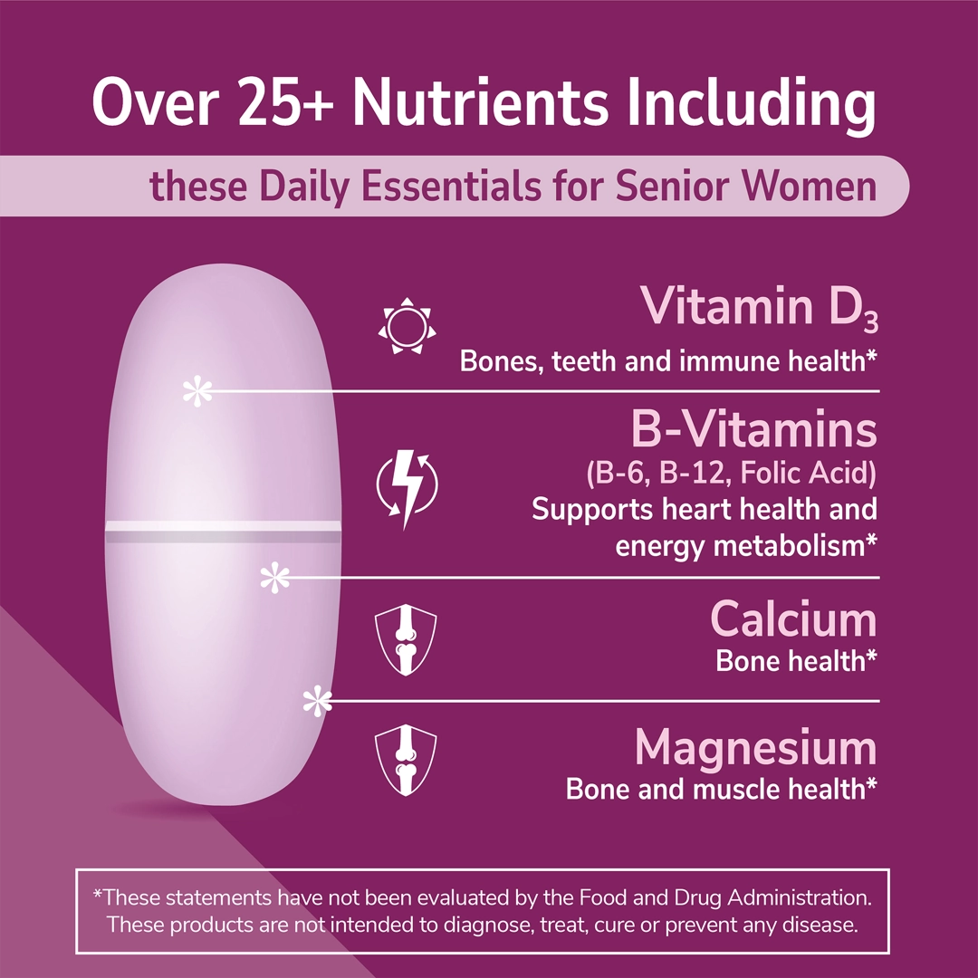 21st Century, Sentry Senior, Women's 50+, Multivitamin & Multimineral Supplement, 100 Tablets