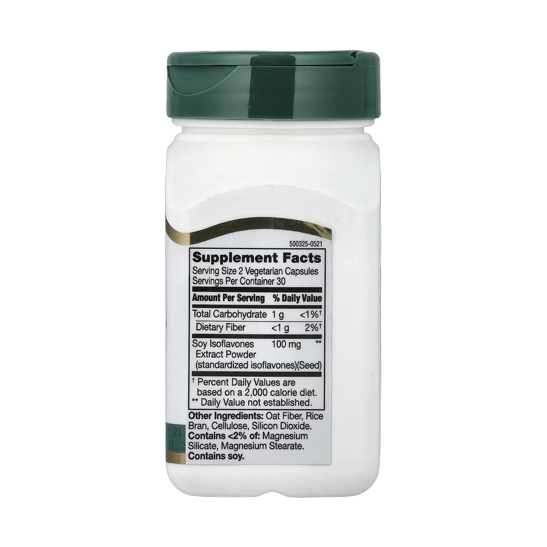 21st Century, Soy Isoflavones Extract, Standardized, 60 Vegetarian Capsules