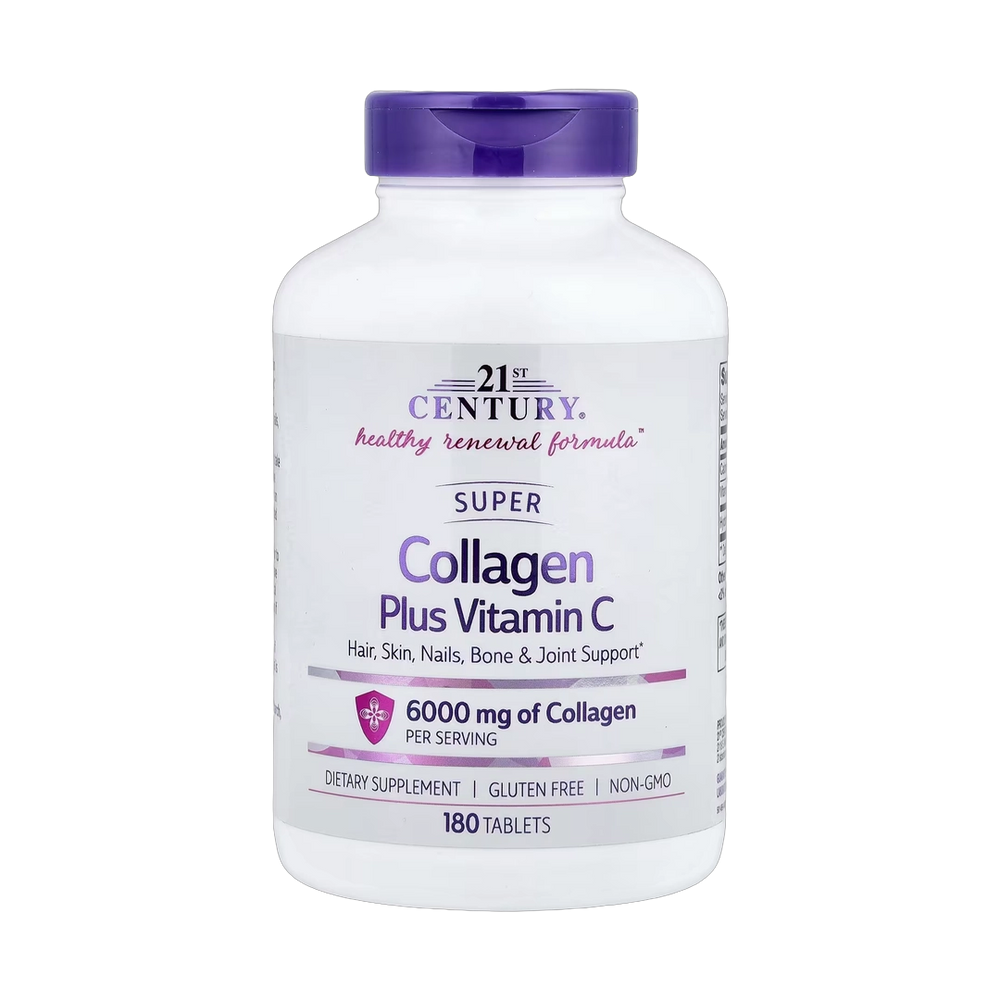 21st Century, Super Collagen Plus Vitamin C, 180 Tablets