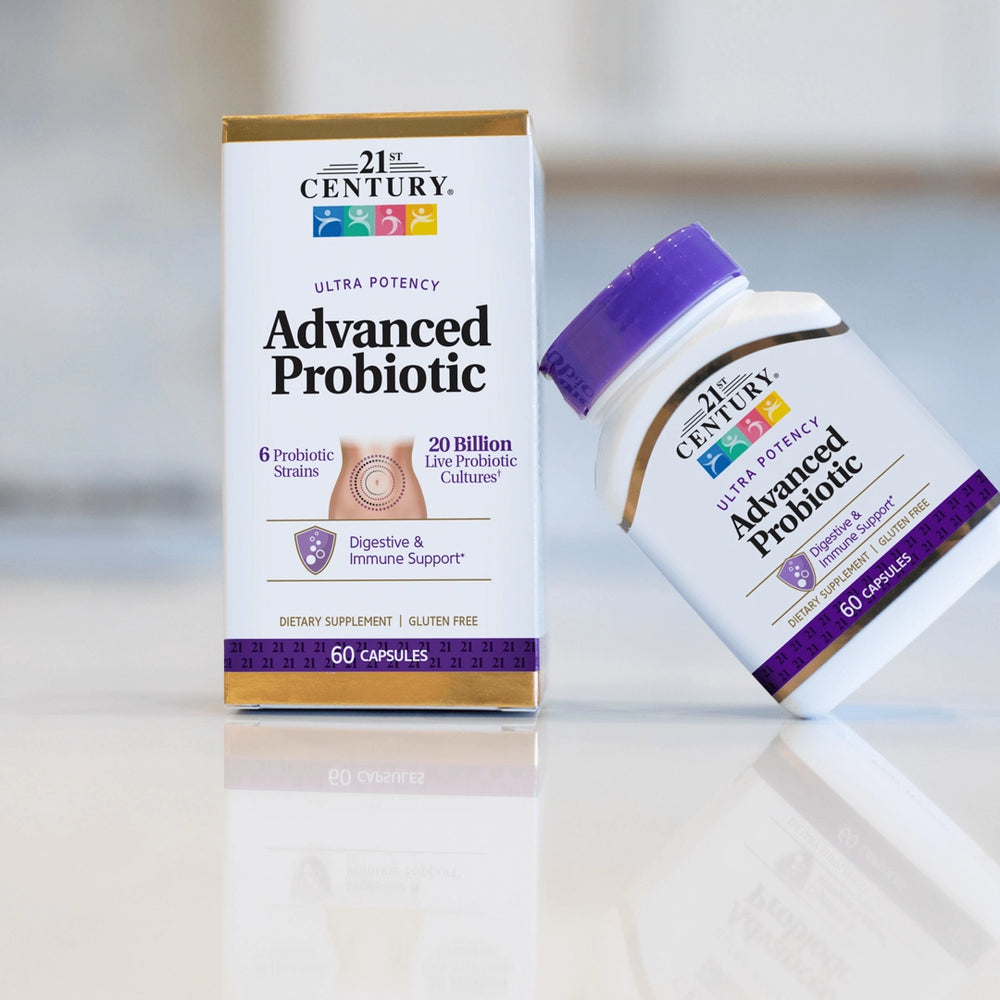 21st Century, Ultra Potency Advanced Probiotic, 60 Capsules