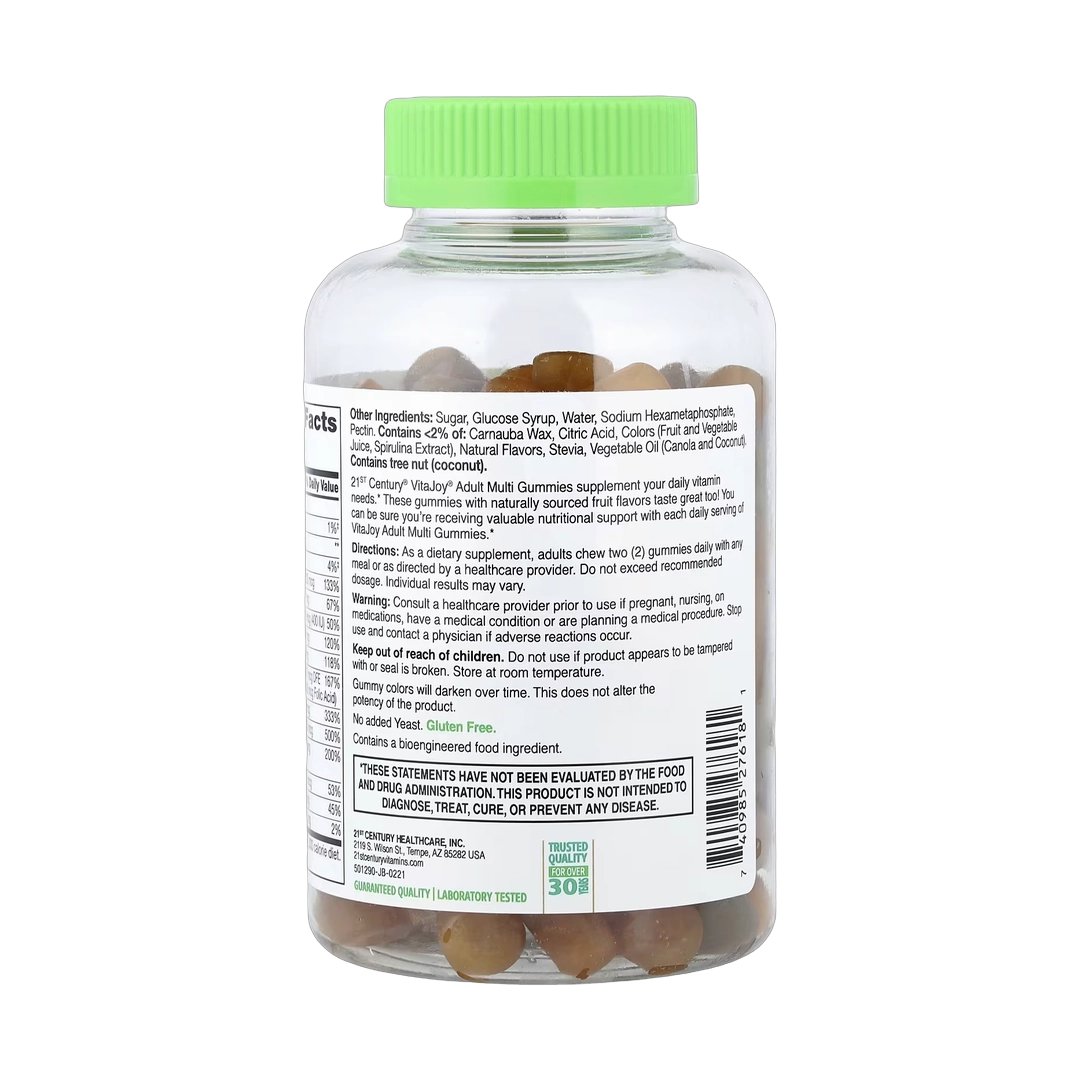 21st Century, VitaJoy® Adult Multi Gummies, Fruit, 120 Gummies