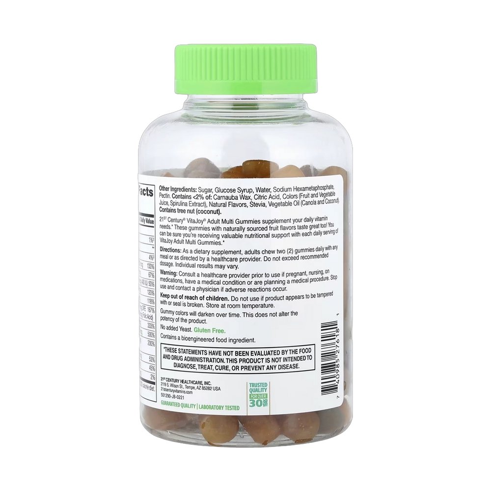 21st Century, VitaJoy® Adult Multi Gummies, Fruit, 120 Gummies