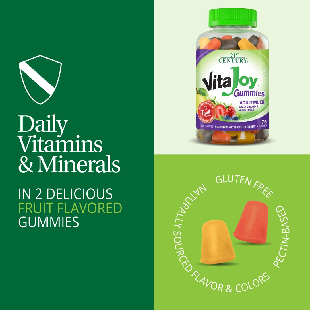21st Century, VitaJoy® Adult Multi Gummies, Fruit, 120 Gummies