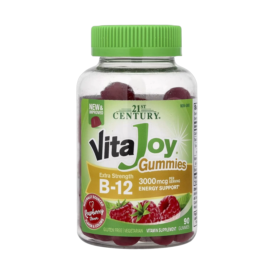 21st Century, VitaJoy® B-12 Gummies, Raspberry, 90 Gummies