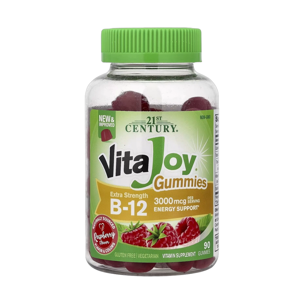 21st Century, VitaJoy® B-12 Gummies, Raspberry, 90 Gummies