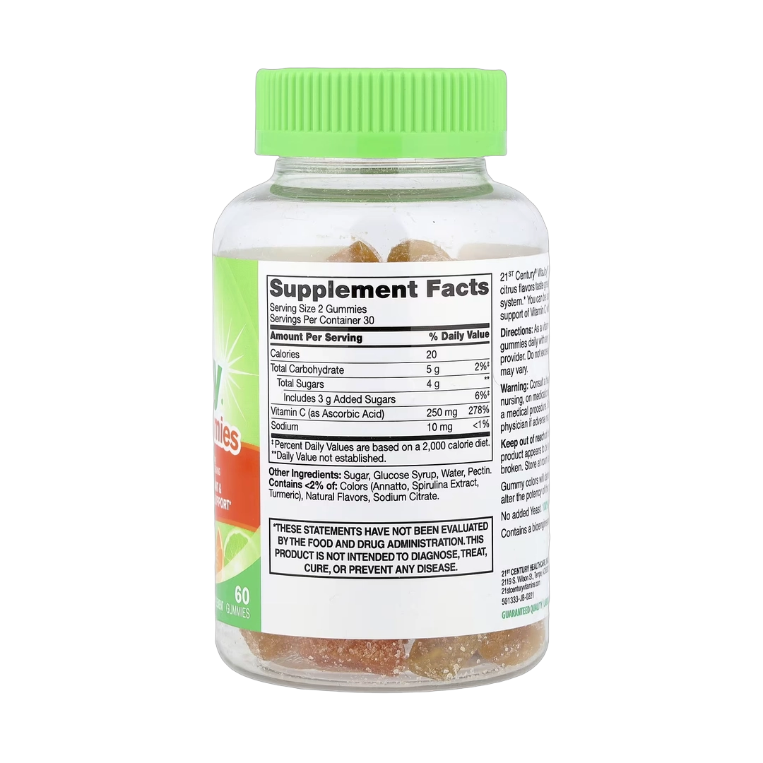 21st Century, VitaJoy® Daily C Gummies, Citrus, 60 Gummies