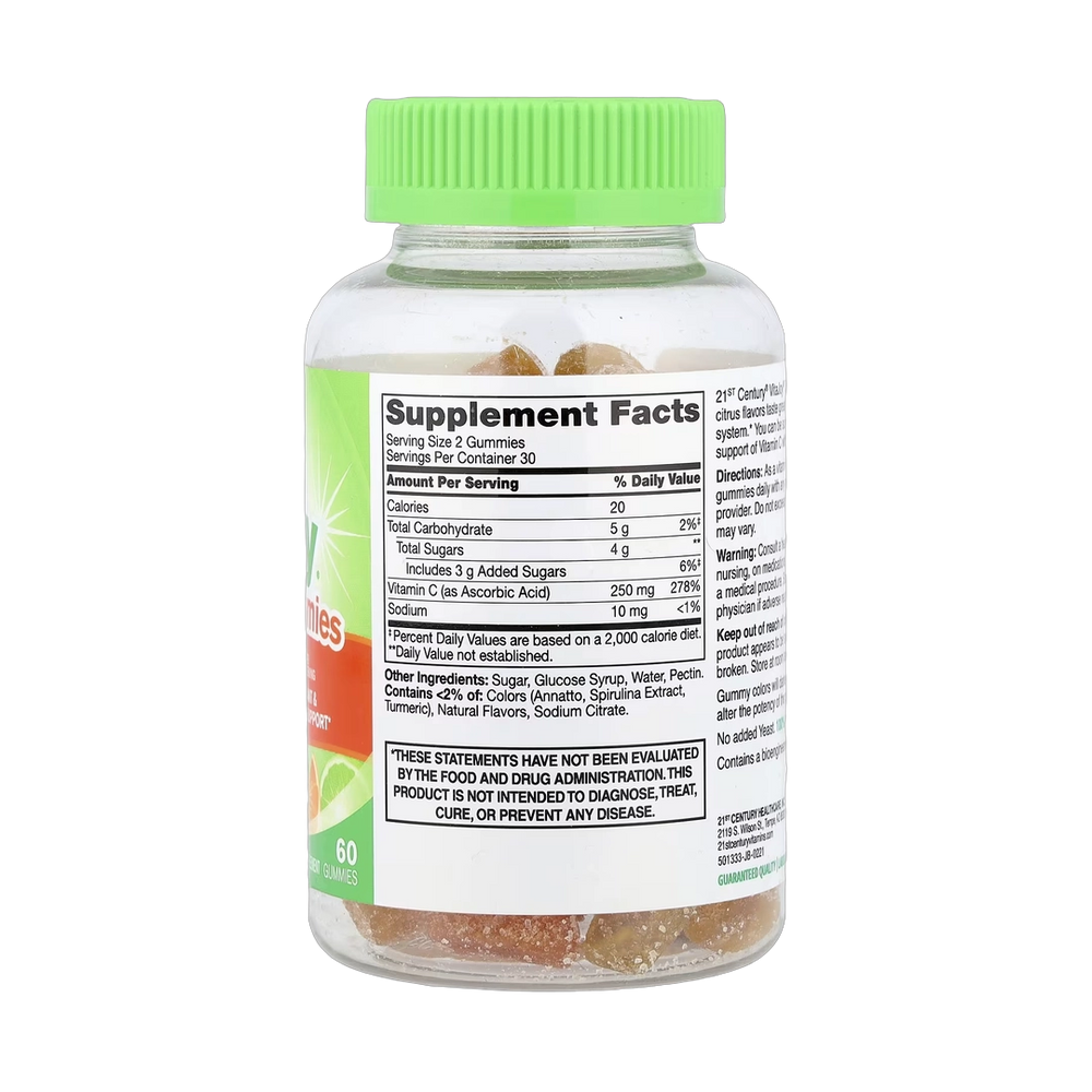 21st Century, VitaJoy® Daily C Gummies, Citrus, 60 Gummies