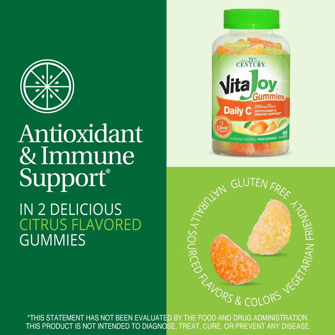 21st Century, VitaJoy® Daily C Gummies, Citrus, 60 Gummies