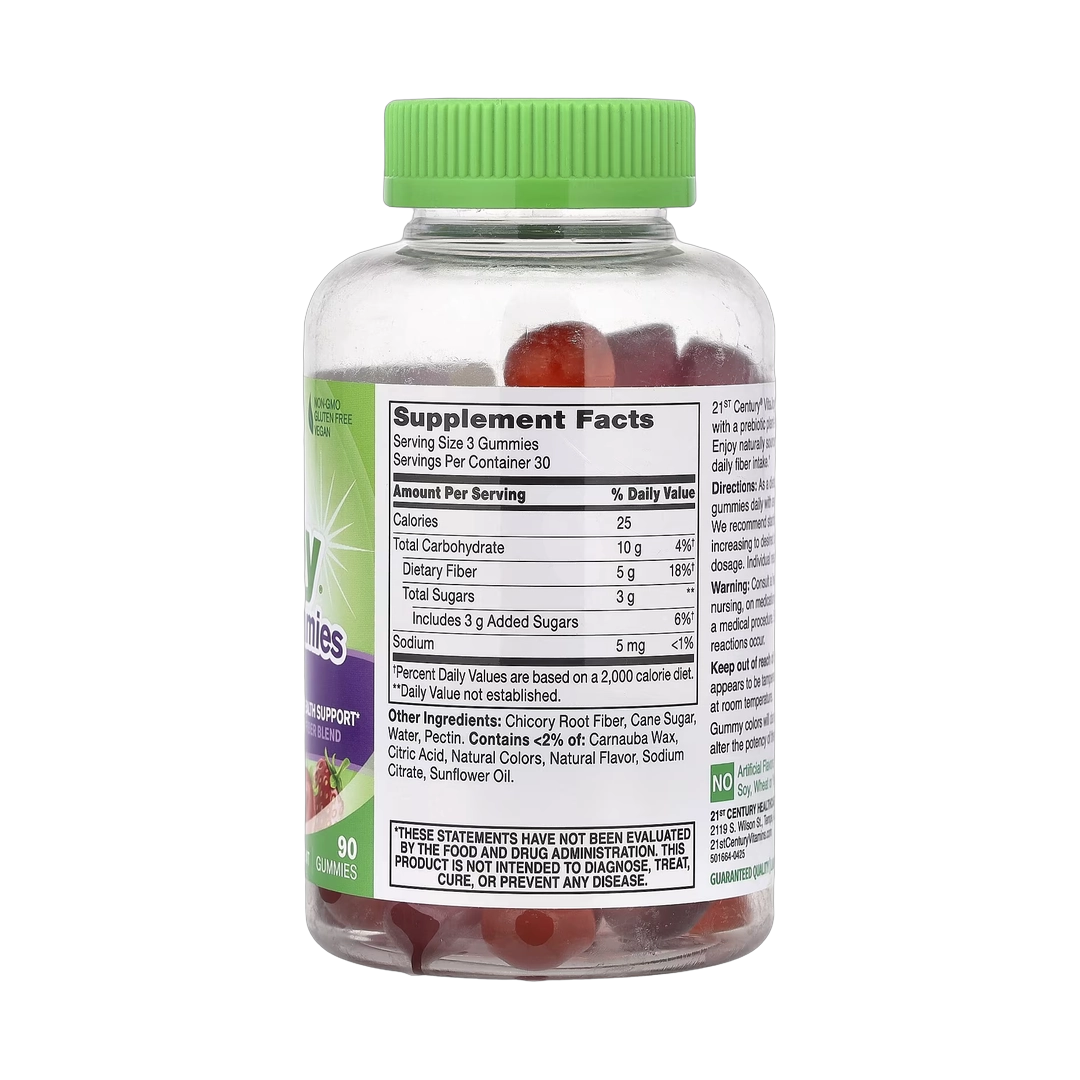 21st Century, VitaJoy® Gummies, Fiber, Fruit, 90 Gummies