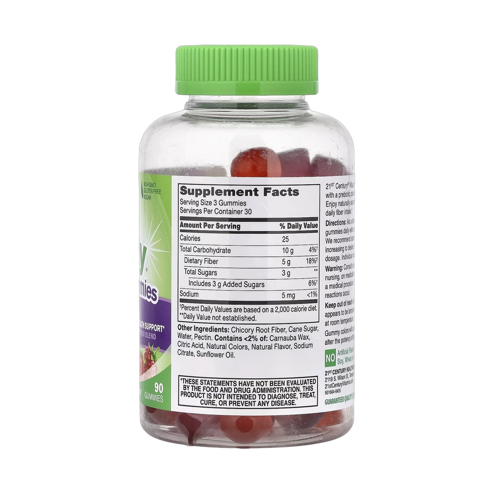 21st Century, VitaJoy® Gummies, Fiber, Fruit, 90 Gummies