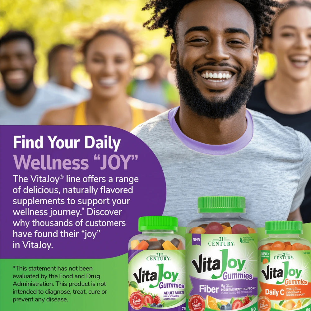 21st Century, VitaJoy® Gummies, Fiber, Fruit, 90 Gummies