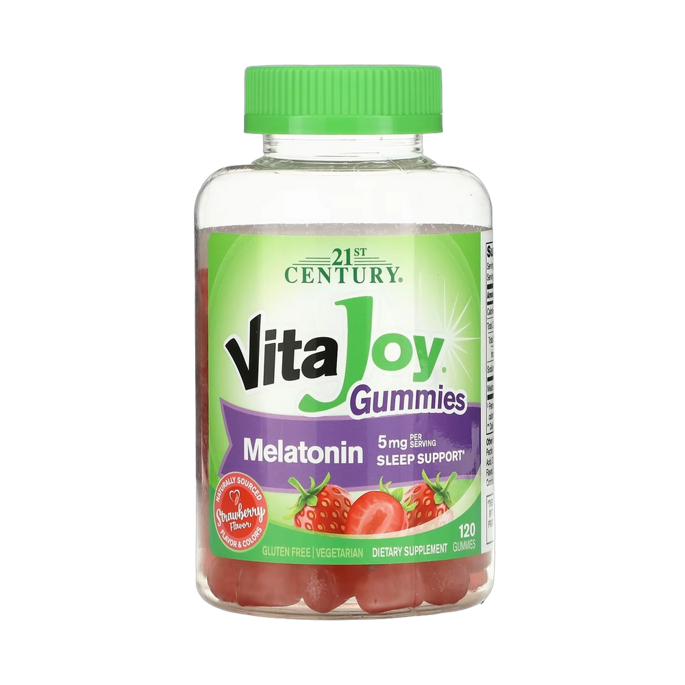 21st Century, VitaJoy® Melatonin Gummies, Strawberry, 120 Gummies
