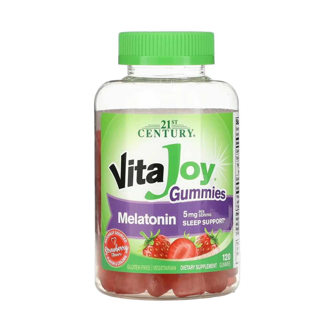 21st Century, VitaJoy® Melatonin Gummies, Strawberry, 120 Gummies