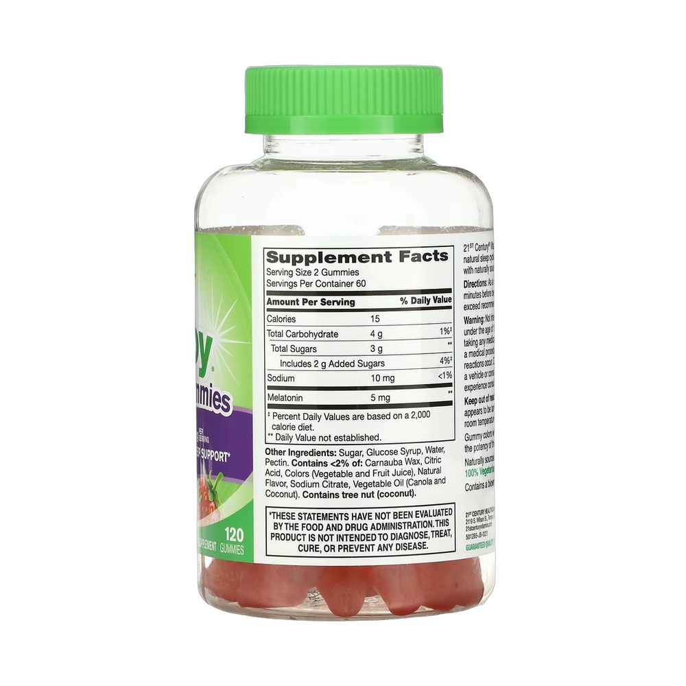 21st Century, VitaJoy® Melatonin Gummies, Strawberry, 120 Gummies