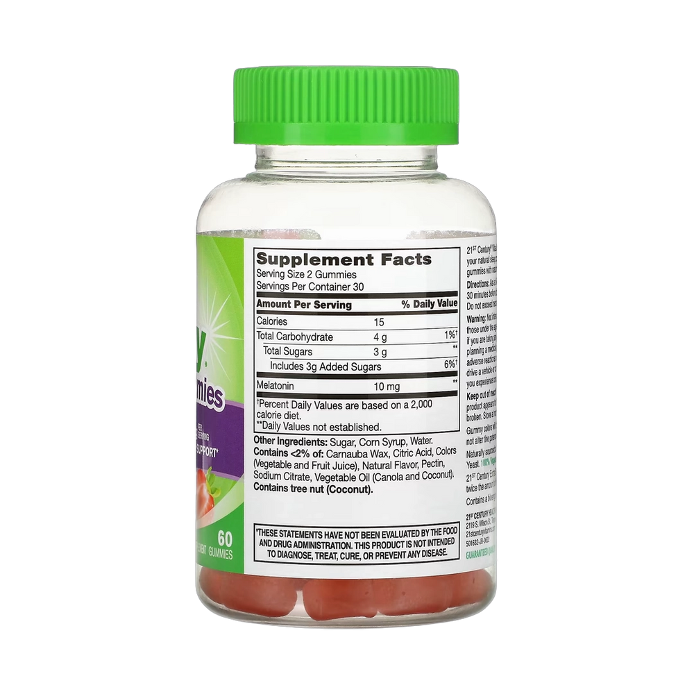 21st Century, VitaJoy® Melatonin Gummies, Strawberry, 60 Gummies