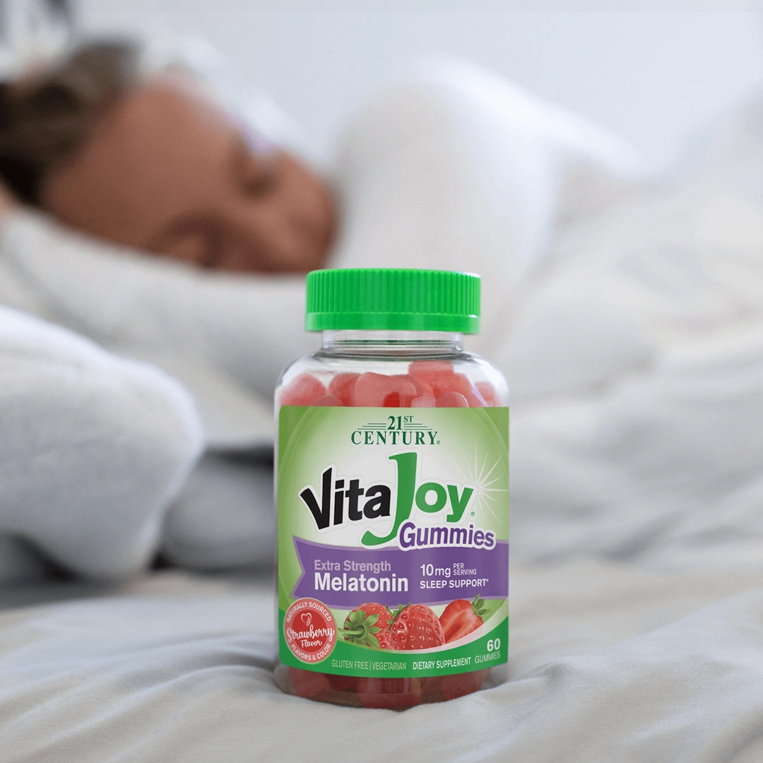 21st Century, VitaJoy® Melatonin Gummies, Strawberry, 60 Gummies