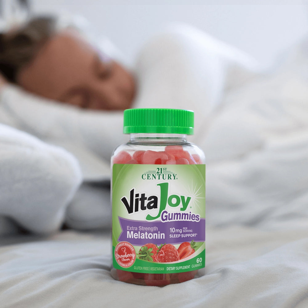 21st Century, VitaJoy® Melatonin Gummies, Strawberry, 60 Gummies