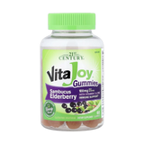 21st Century, VitaJoy® Sambucus Elderberry With Vitamin C & Zinc Gummies, Berry, 60 Gummies