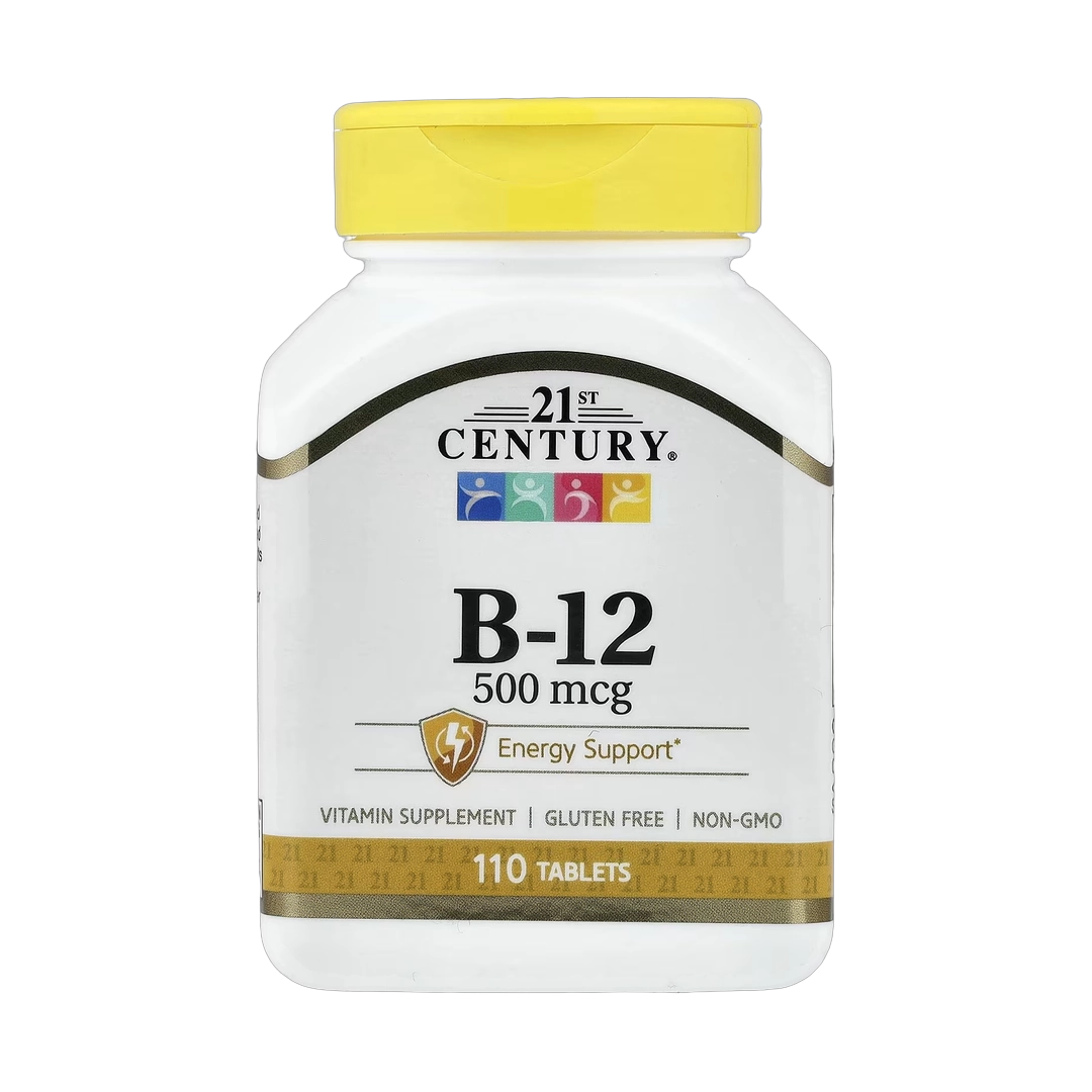 21st Century, Vitamin B-12, 500 mcg, 110 Tablets