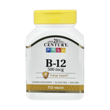 21st Century, Vitamin B-12, 500 mcg, 110 Tablets