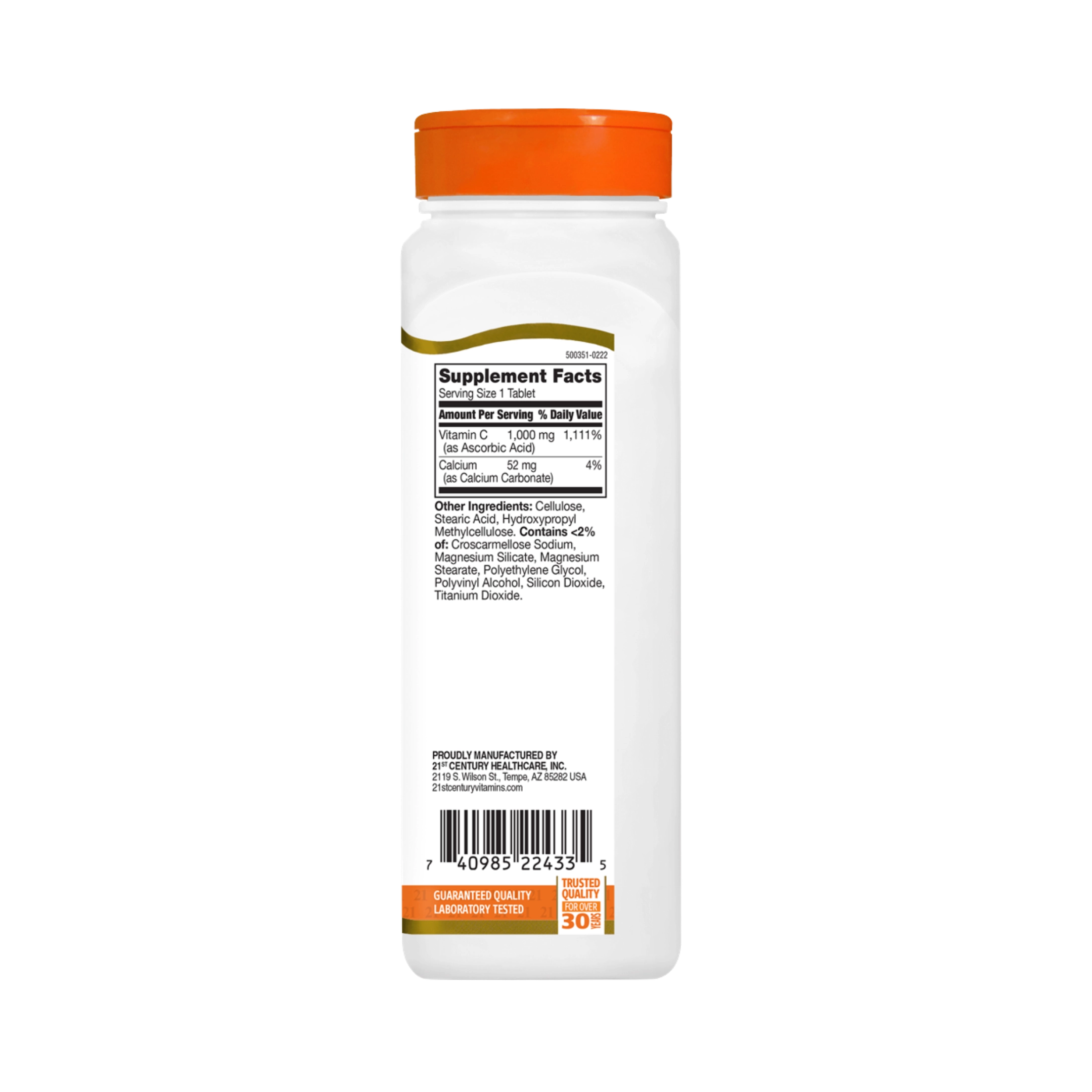 21st Century, Vitamin C, 1000 mg, 110 Tablets