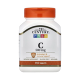21st Century, Vitamin C, 500 mg, 110 Tablets