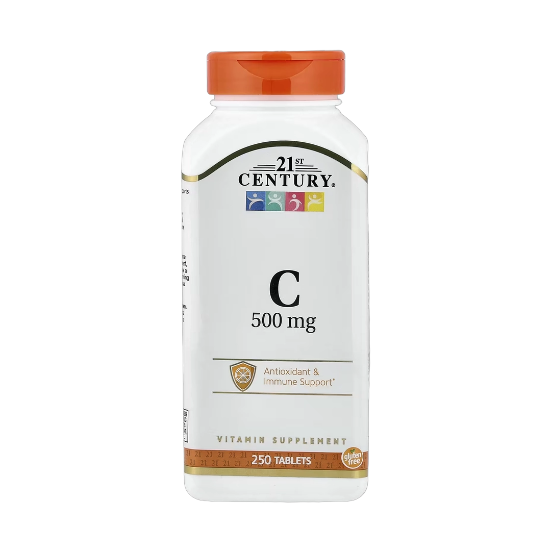 21st Century, Vitamin C, 500 mg, 250 Tablets