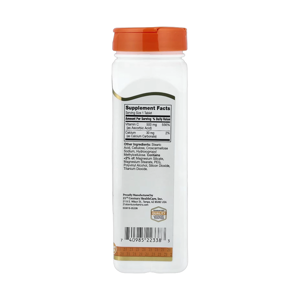 21st Century, Vitamin C, 500 mg, 250 Tablets