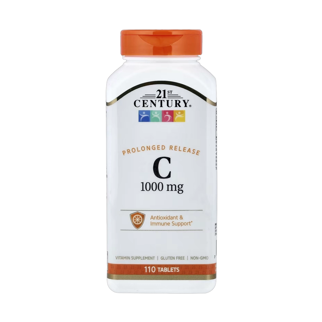 21st Century, Vitamin C, Prolonged Release, 1,000 mg, 110 Tablets