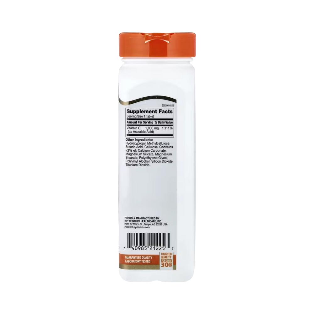 21st Century, Vitamin C, Prolonged Release, 1,000 mg, 110 Tablets
