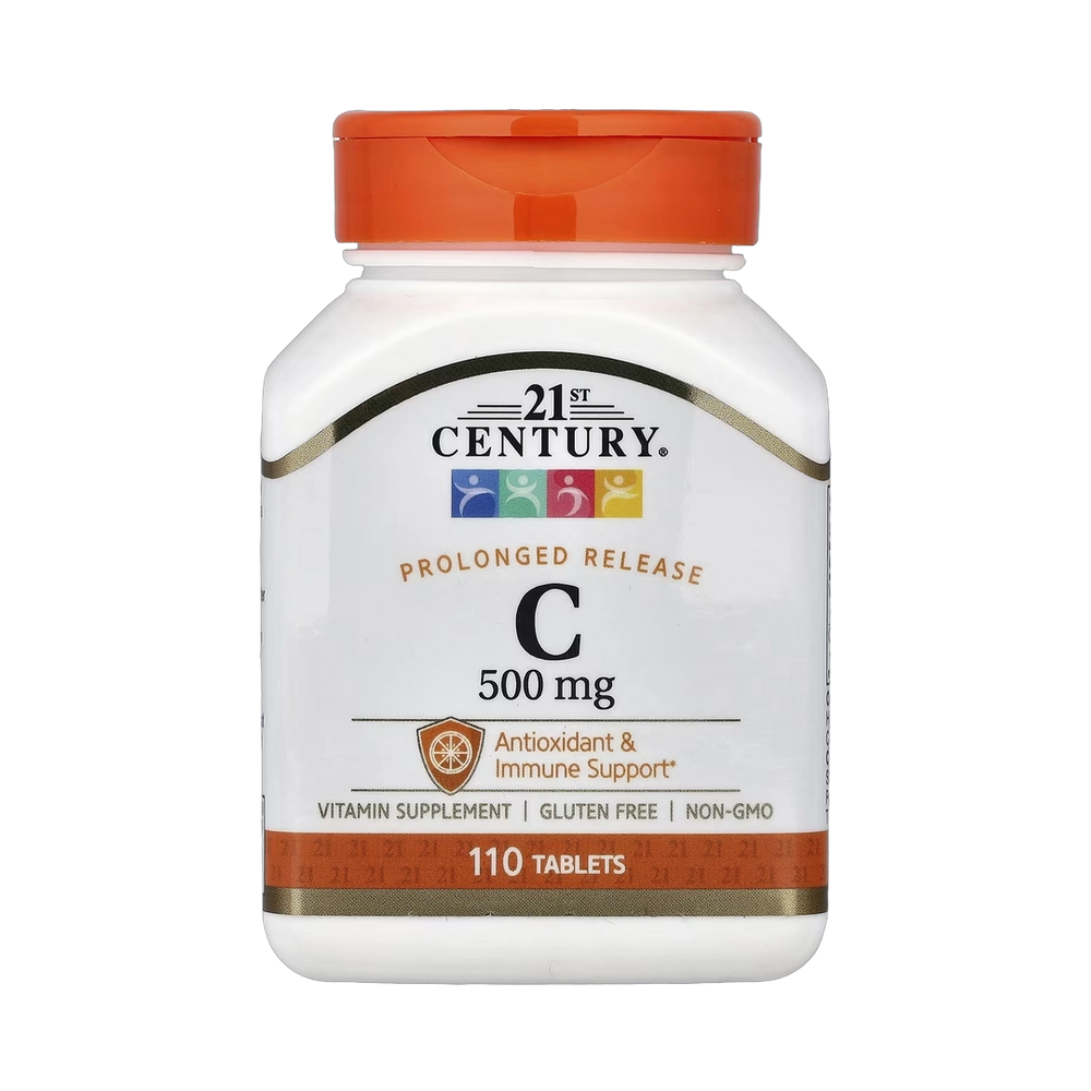 21st Century, Vitamin C, Prolonged Release, 500 mg, 110 Tablets