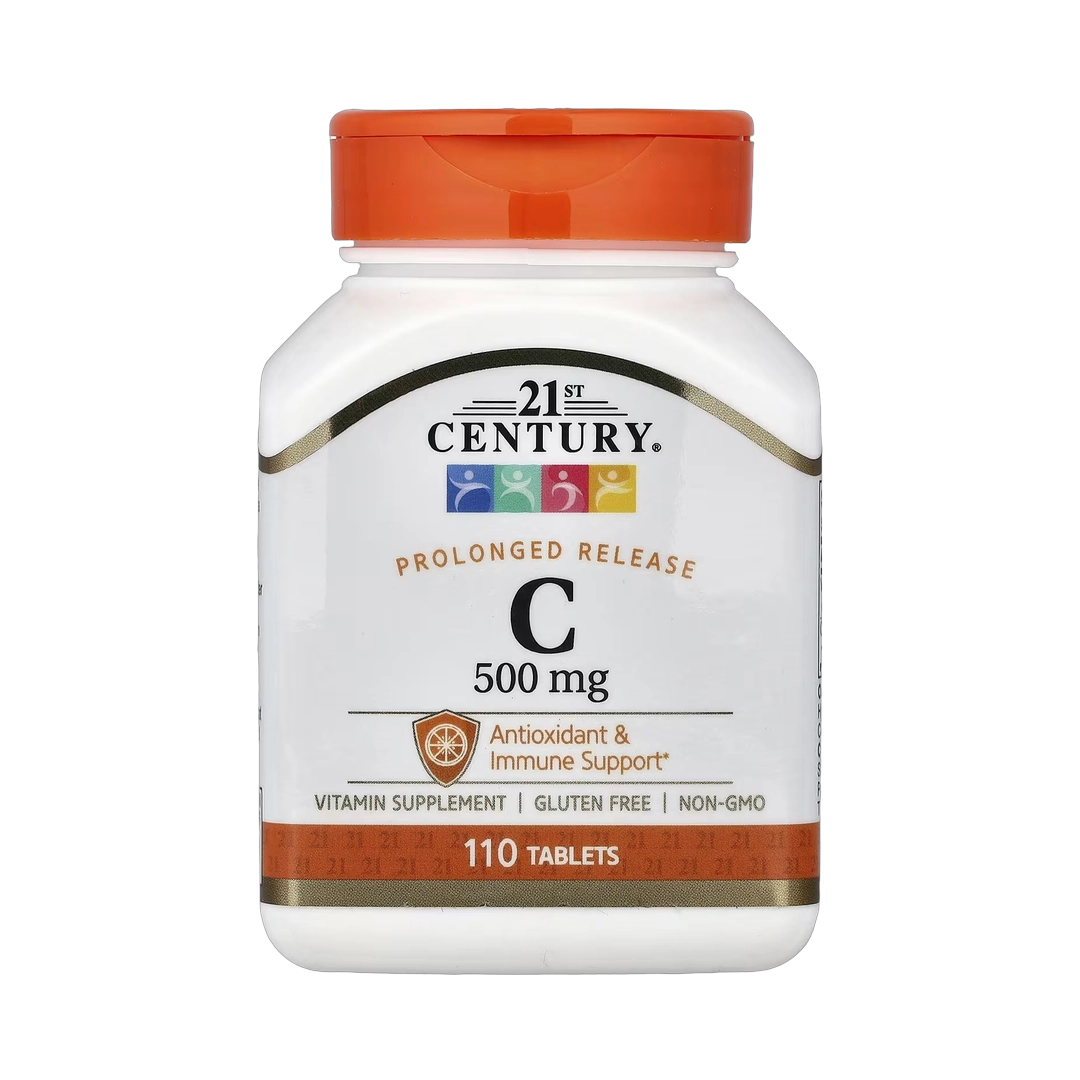21st Century, Vitamin C, Prolonged Release, 500 mg, 110 Tablets