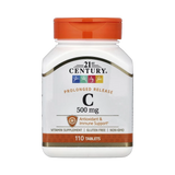 21st Century, Vitamin C, Prolonged Release, 500 mg, 110 Tablets