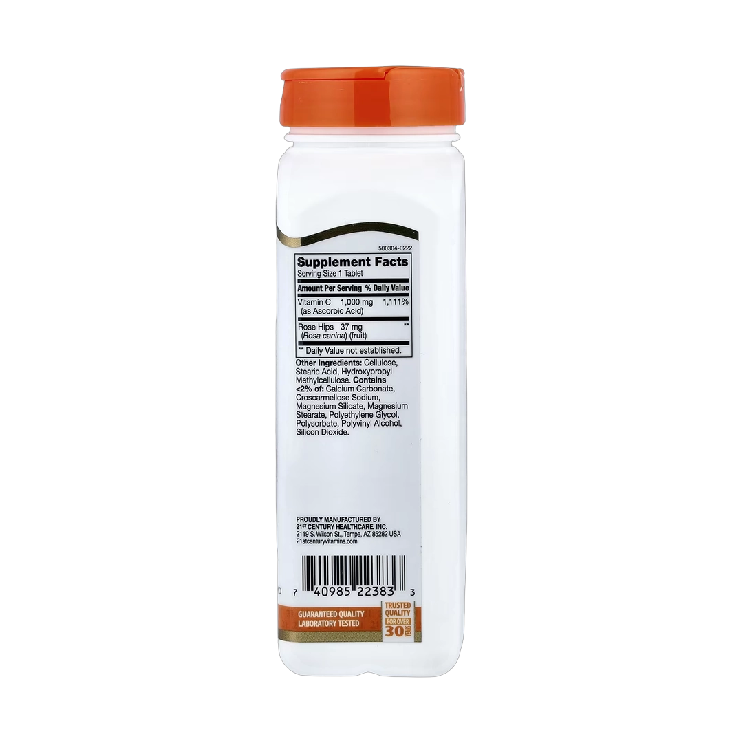 21st Century, Vitamin C with Rose Hips, 110 Tablets