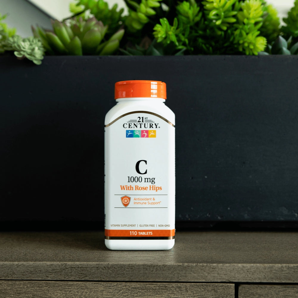 21st Century, Vitamin C with Rose Hips, 110 Tablets