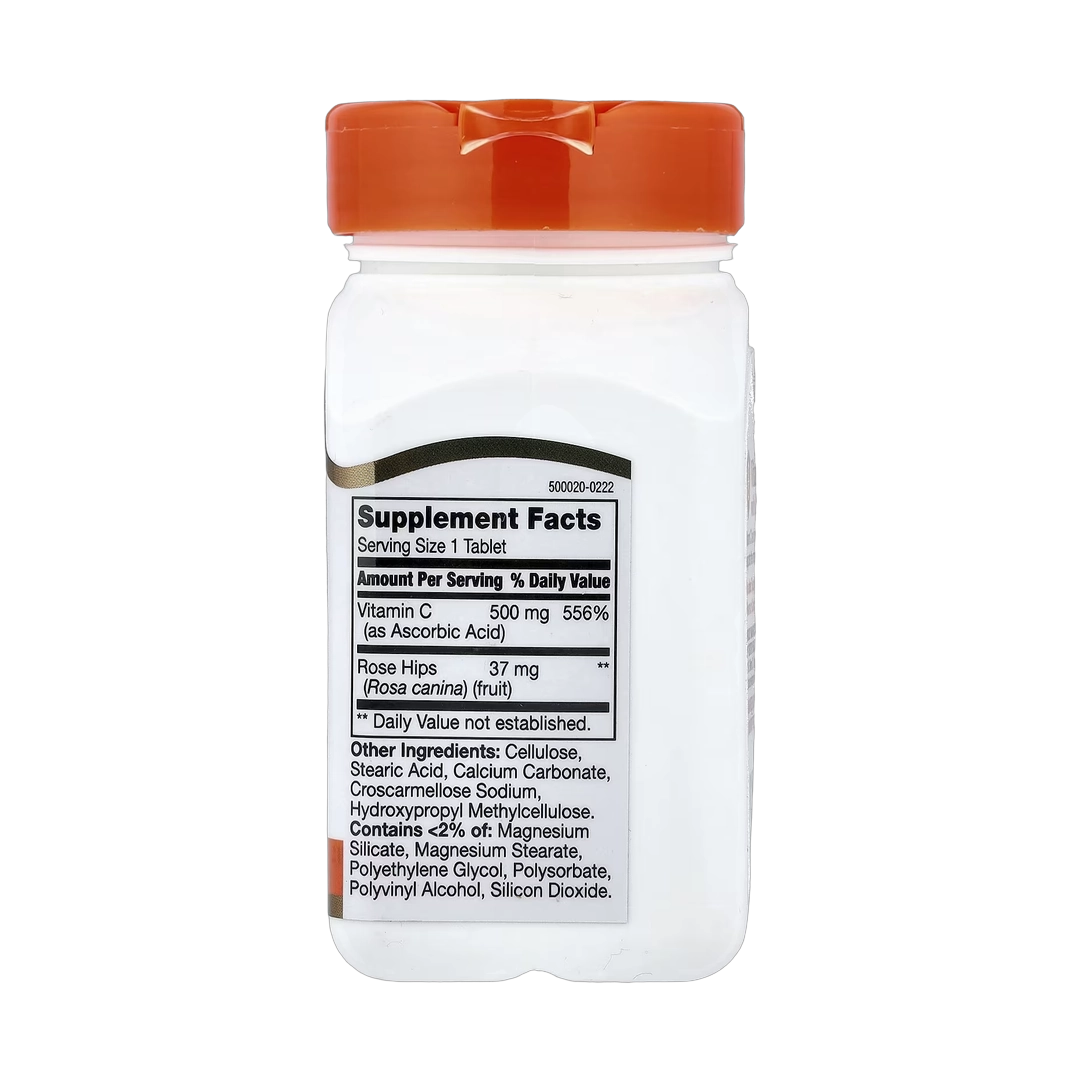 21st Century, Vitamin C with Rose Hips, 500 mg, 110 Tablets
