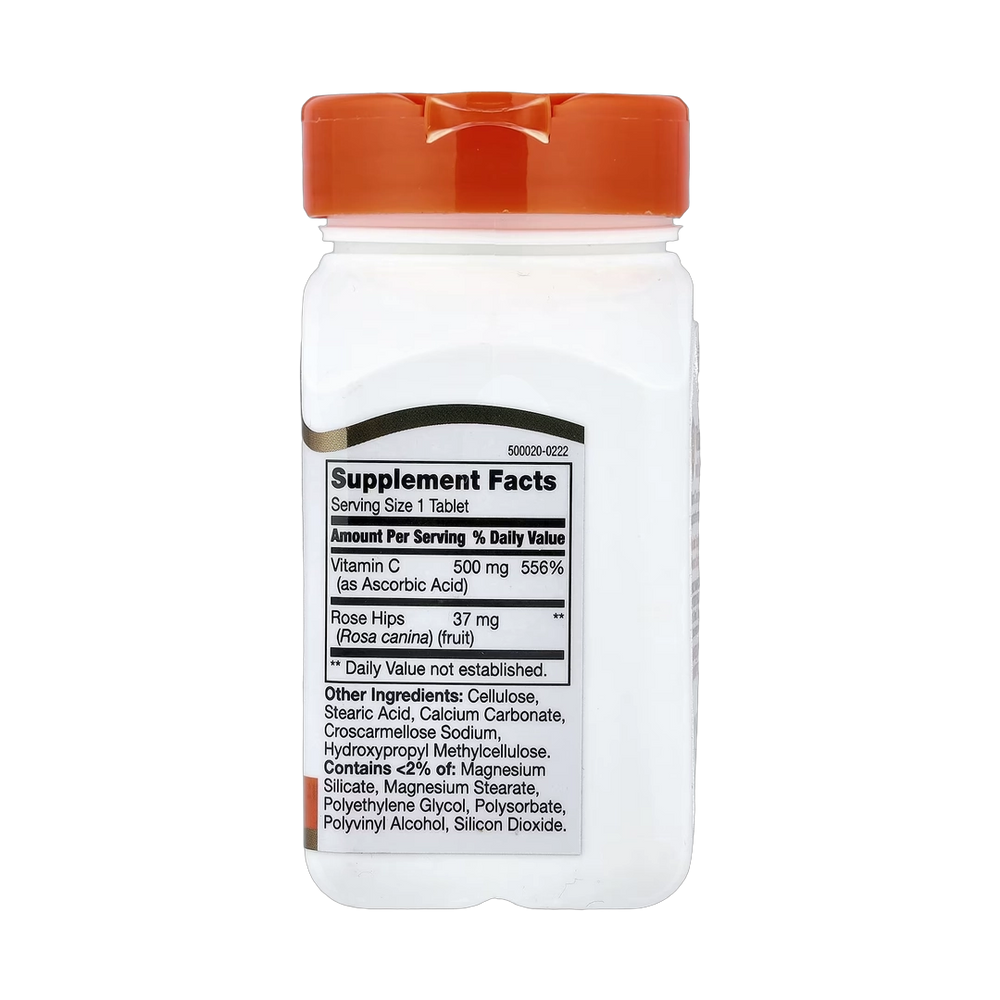 21st Century, Vitamin C with Rose Hips, 500 mg, 110 Tablets