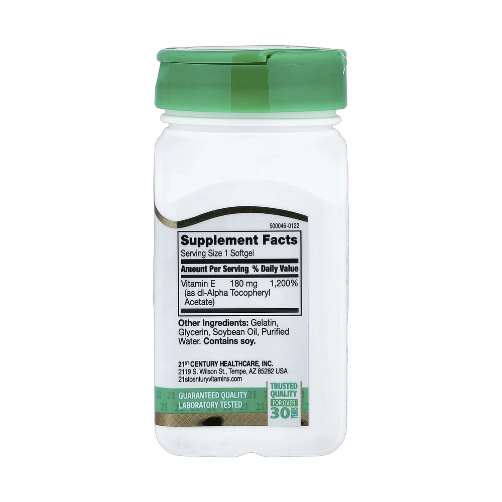 21st Century, Vitamin E, 180 mg (400 IU), 110 Softgels