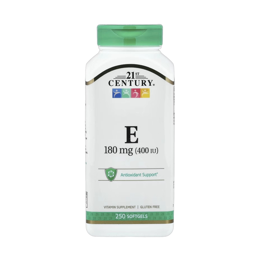 21st Century, Vitamin E, 180 mg (400 IU), 250 Softgels