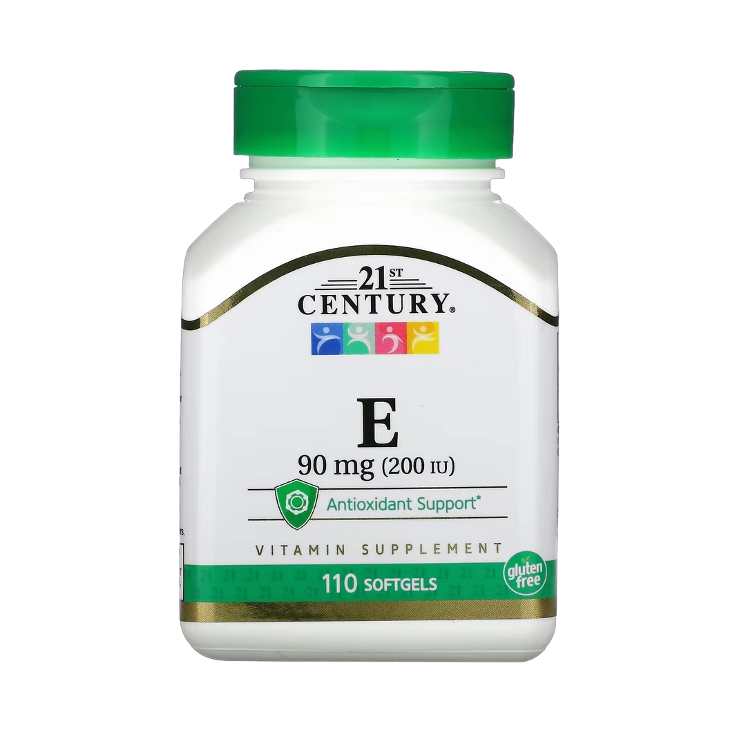 21st Century, Vitamin E, 90 mg (200 IU), 110 Softgels