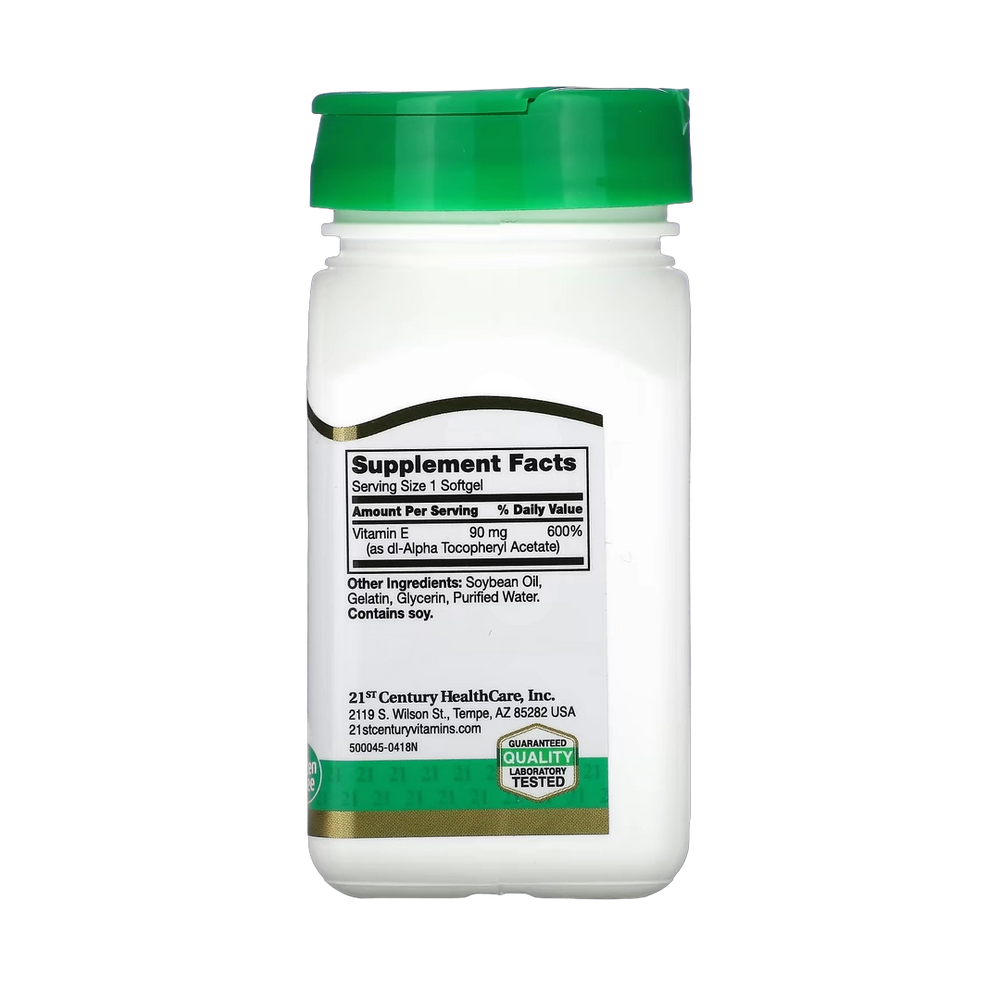 21st Century, Vitamin E, 90 mg (200 IU), 110 Softgels