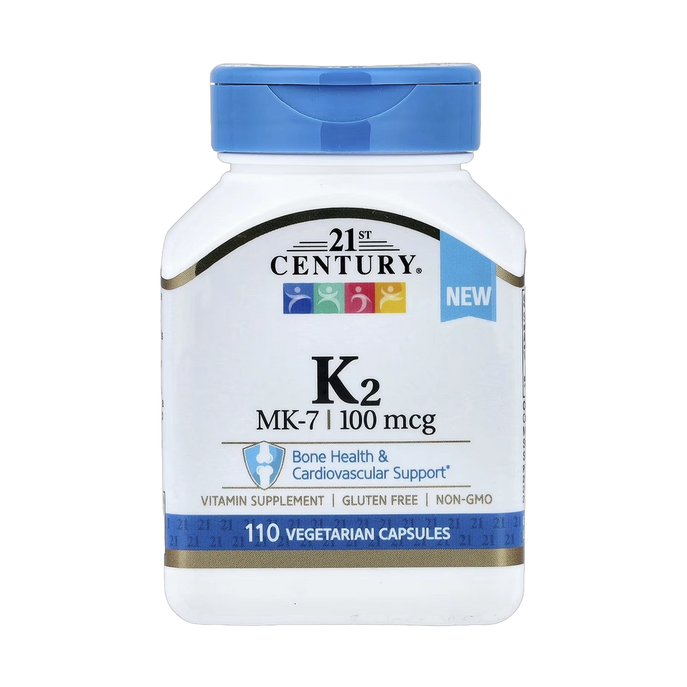 21st Century, Vitamin K2, 100 mcg, 110 Vegetarian Capsules