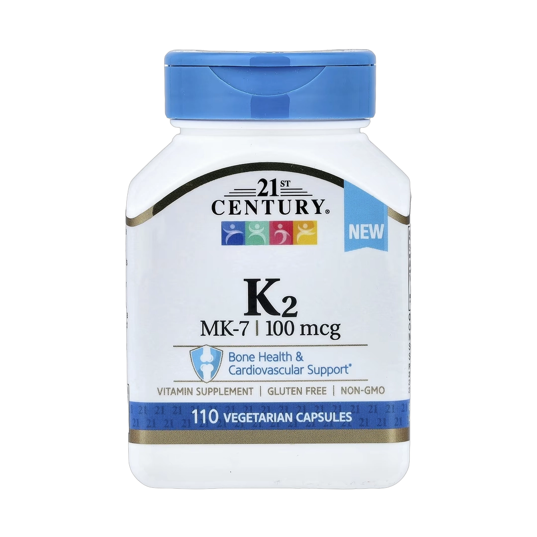 21st Century, Vitamin K2, 100 mcg, 110 Vegetarian Capsules