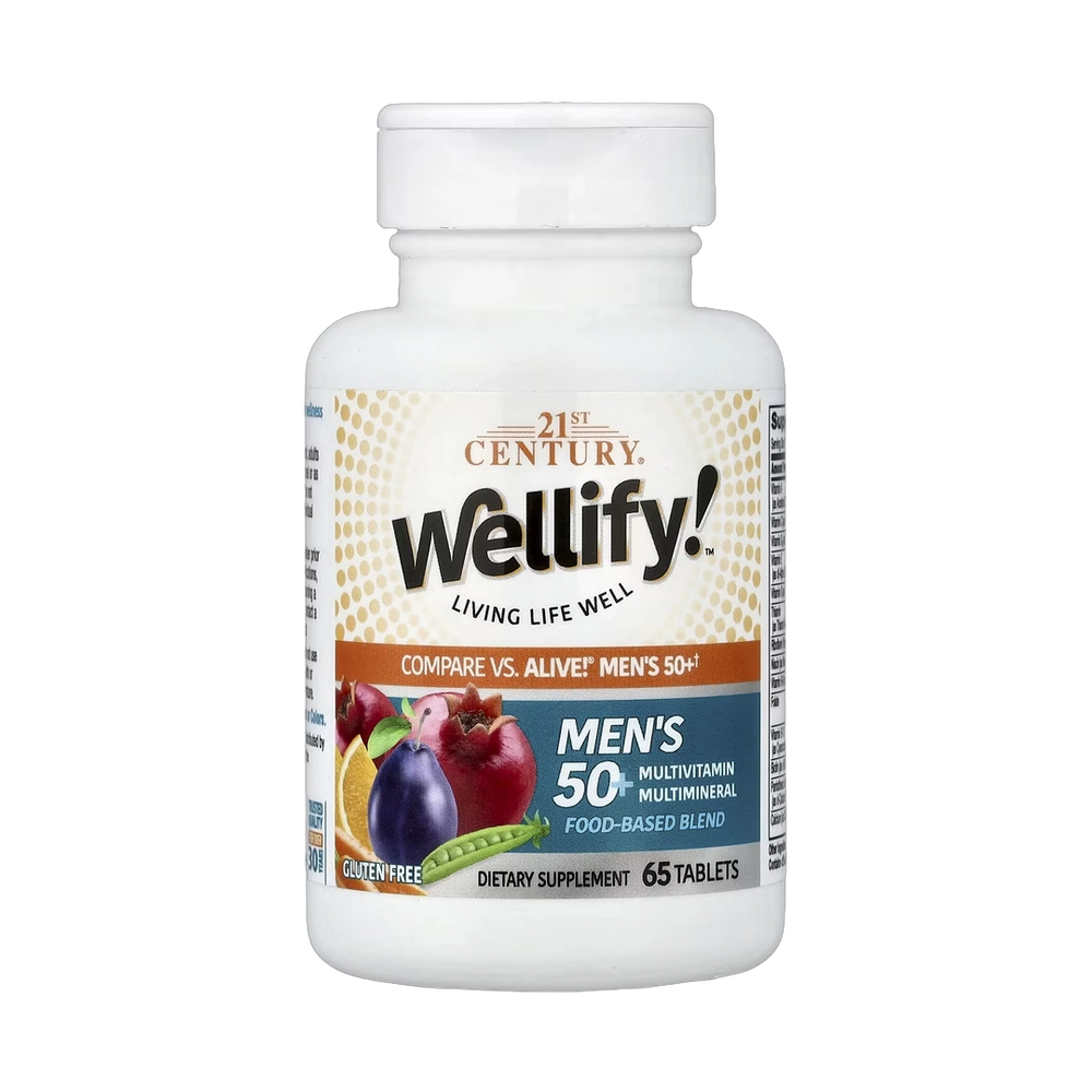 21st Century, Wellify™, Men's 50+ Multivitamin Multimineral, 65 Tablets