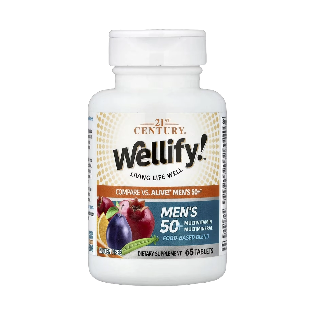 21st Century, Wellify™, Men's 50+ Multivitamin Multimineral, 65 Tablets