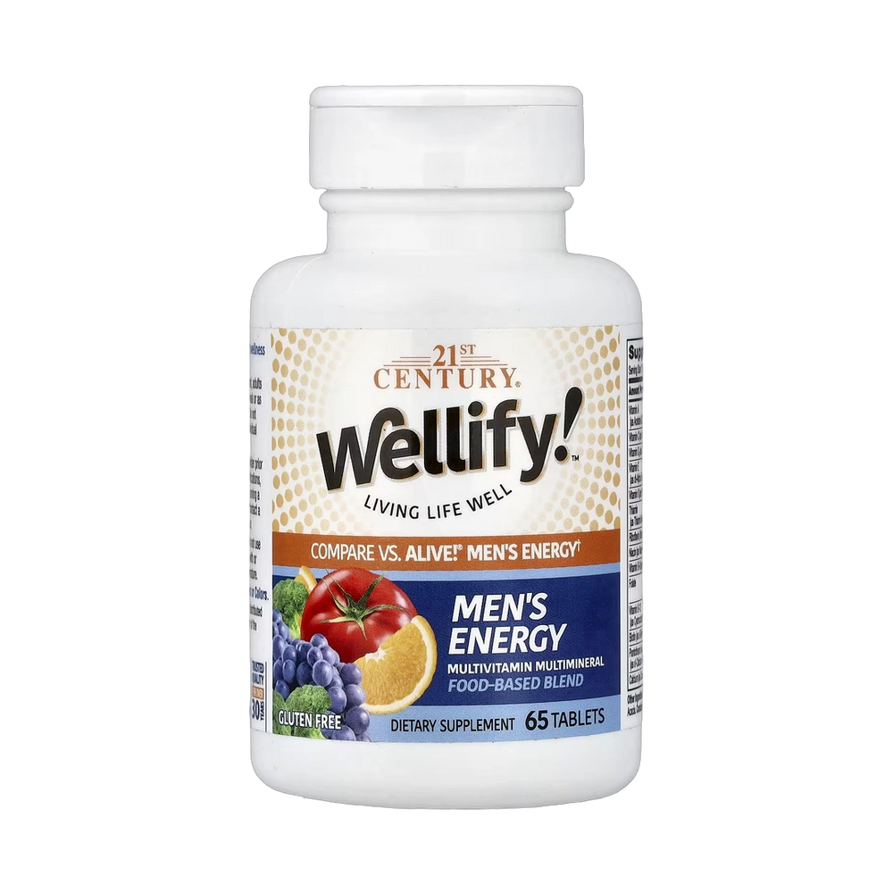 21st Century, Wellify! Men's Energy, Multivitamin Multimineral, 65 Tablets